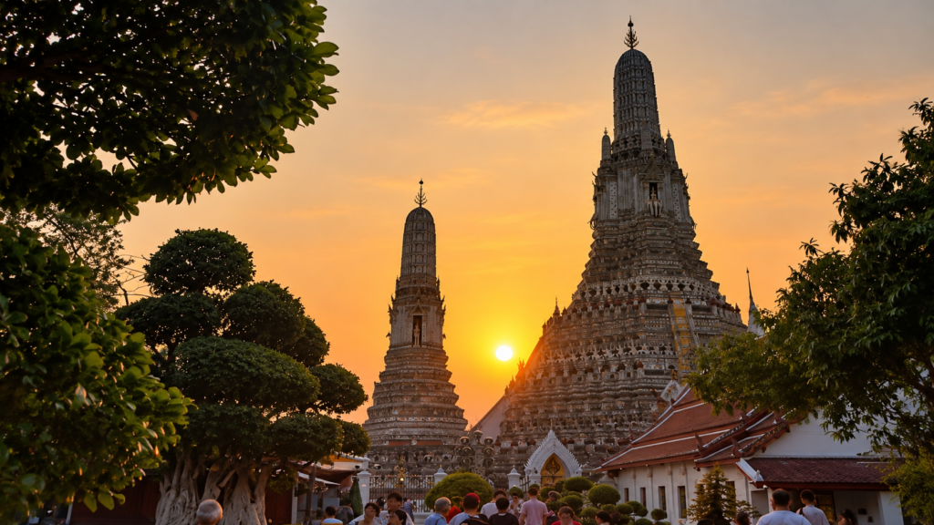 Wat Arun temple in Bangkok, Thailand