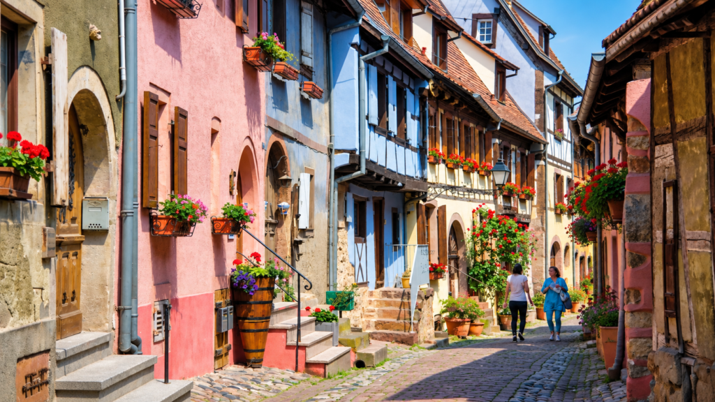 France culture and local customs in Riquewihr, Alsace